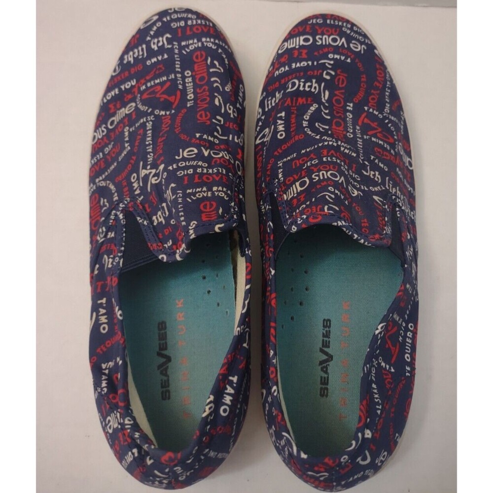 SeaVees Sneakers Trina Turk Shoes Women's 8.5 Floral Legend Poplin Twill - Picture 5 of 8